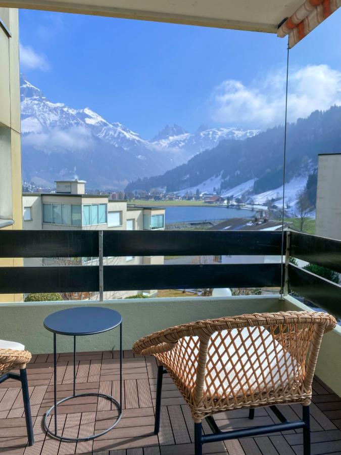 Wunderstay Alpine 203 Chic Studio With Balcony, Mountain And Lake View Engelberg Eksteriør bilde