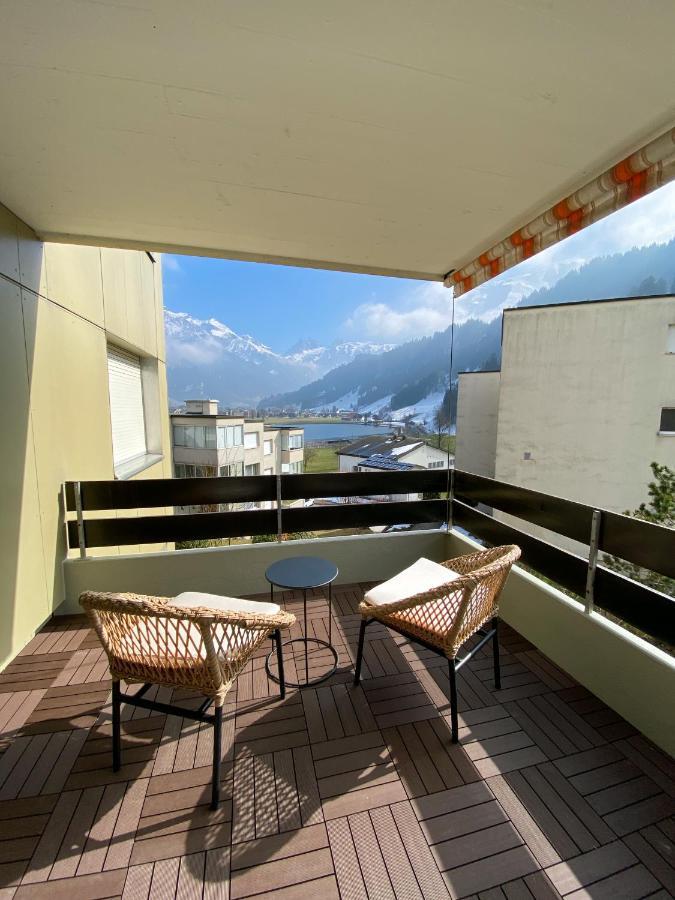 Wunderstay Alpine 203 Chic Studio With Balcony, Mountain And Lake View Engelberg Eksteriør bilde